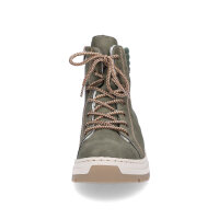 Rieker Damen Schn&uuml;rboot gr&uuml;n