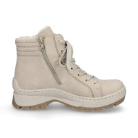 Rieker Damen Schn&uuml;rboot beige