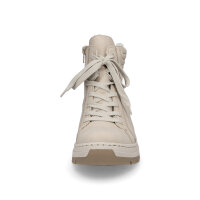 Rieker Damen Schn&uuml;rboot beige