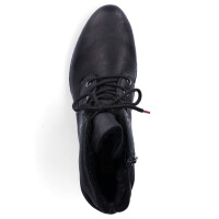 Rieker Damen Schn&uuml;rstiefelette schwarz