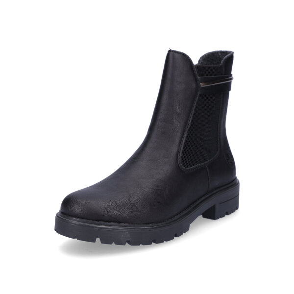Rieker Damen Chelsea Boot schwarz