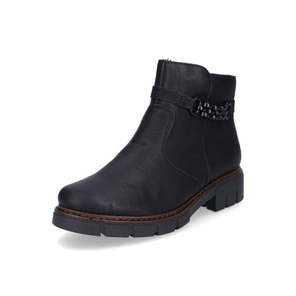 Rieker Damen Boot schwarz