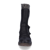 Rieker Damen Halbschaft Stiefel schwarz