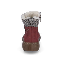 Rieker Damen Schn&uuml;rboot rot