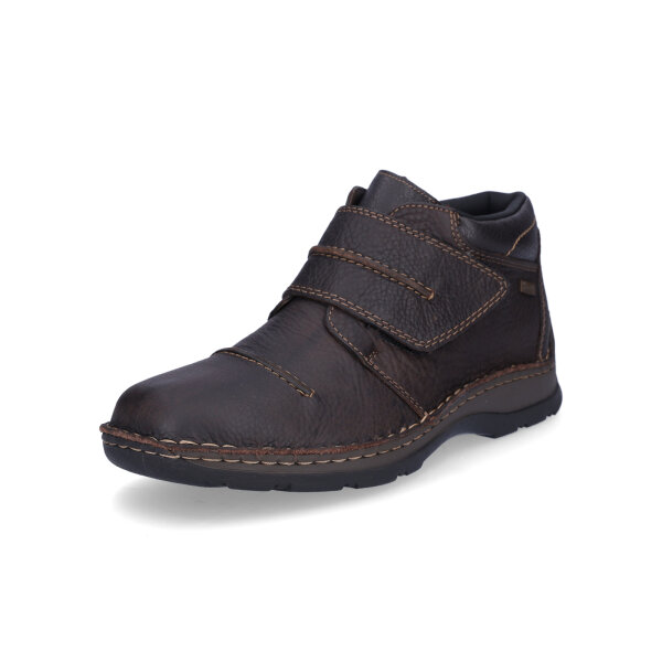 Rieker Herren Leder Klettschuh braun