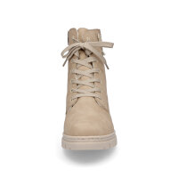 Rieker Damen Schn&uuml;rboot beige