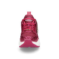 Buffalo Damen Chunky Sneaker Binary Glitter pink