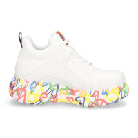 Buffalo Damen Sneaker CLD Corin Hearts wei&szlig;