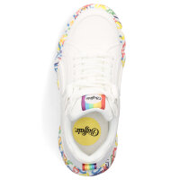 Buffalo Damen Sneaker CLD Corin Hearts wei&szlig;