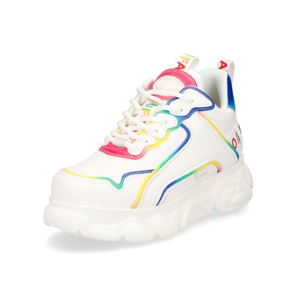 Buffalo Damen Plateau Sneaker CLD Chai wei&szlig; multi