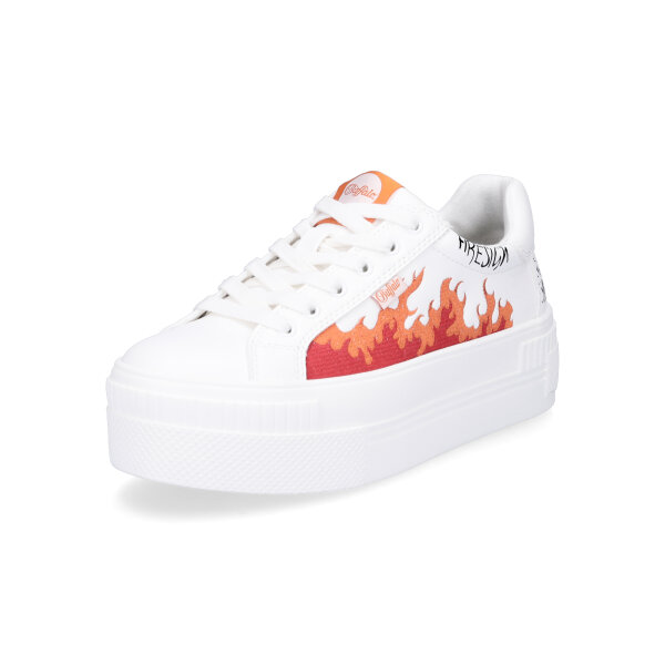 Buffalo Damen Plateau Sneaker Paired Astro wei&szlig;
