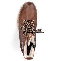 Remonte Damen Leder Schn&uuml;rboot braun